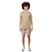 Brooklyn Cloth Premium Heavy Weight Nylon Zip Tee, Short Sleeve Shirt, Olive, Medium