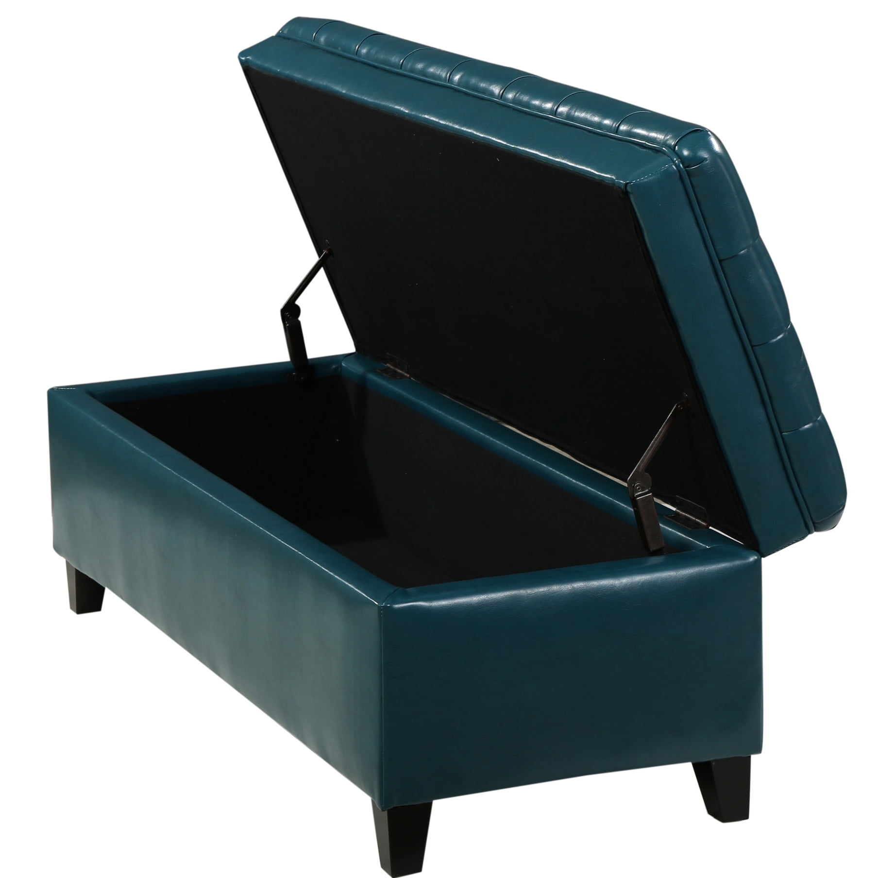 Teal Pu Storage - Roomy With Storage, 50 In. D, 20.5 W, 18.44 H, 31.09 Lb. Functionality, 49.23 Depth, 20.84 Width, Height, Weight