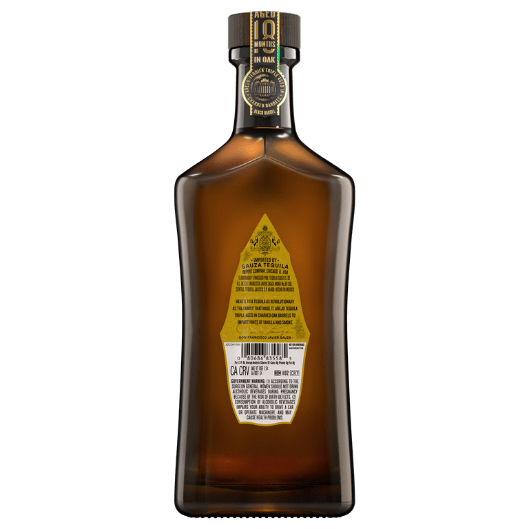 Hornitos Anejo Black Barrel Tequila, 750 ml Bottle, 40% ABV