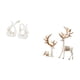 thumbnail image 5 of Elegante conjunto de estatuas de cisne y reno de cerámica para decorar estanterías o vitrinas. Escultura animal única, adorno artesanal europeo de col, 5 of 8