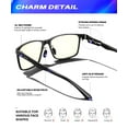 thumbnail image 4 of ANYLUV Blue Light Glasses Men, Relieve Eyestrain and Eye Protection, Al-Mg Metal Computer Blue Light Blocking Glasses, 4 of 8