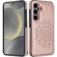 thumbnail image 5 of ZUKKASHAN for Samsung S24  Case with Card Holder,Flower Magnetic Back Flip Case for Samsung Galaxy S24 Wallet Case for Women,Protective Case Phone Case for Samsung Galaxy S24 5G, 5 of 7