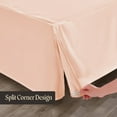 thumbnail image 5 of SGI Bedding 12 Inch Pleated Bed Skirt | Microfiber Bed Skirt | Fade Resistant, Wrinkle Free, Anti-static, Decorative, Extra Storage Space, Clutter-Free | California King, Peach, 5 of 6