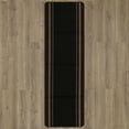 thumbnail image 3 of Mainstays Titan Stripe Indoor Runner Rug, Black, 22.5" x 72", 3 of 11