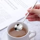 thumbnail image 4 of Cuchara de café expreso de acero inoxidable, mini cucharadita, café, azúcar, postre, pastel, helado, capuchino, paquete de 4, 4 of 5