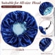 thumbnail image 2 of Gorro de seda satinada para dormir, gorros para mujer, 10 unidades, 2 of 7