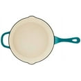 thumbnail image 6 of Crock Pot 111982.01 Artisan Enameled Non Stick Cast Iron Skillet, Teal Ombre, 6 of 6