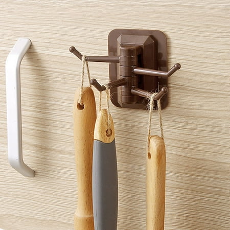 

knqrhpse wall decor Sticky Hook Household Strong Punch-free Hook Creative Multifunctional Hook Rack Wall Sticker Hook peel and stick wallpaper