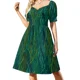 thumbnail image 2 of Vestido de manga corta con diseño de célula, mitocondria, ADN, orgánulo y metabolismo, estilo coreano, para fiesta de graduación, ropa de mujer., 2 of 8