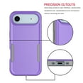 thumbnail image 6 of For iphone 17 Air Case, Shockproof Heavy Duty Rugged Cell Phone Case for iphone 17 Air Cover, Tekcoo Military Grade Full Body Protection Dual Layer Sturdy Durable Cute Bumper - Purple, 6 of 8