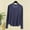 Blue, variant on Womens Pajama Tops Crew Neck Long Sleeve Basic Home T-shirts Lightweight Soft Stretch Comfy Underwear Blouse
