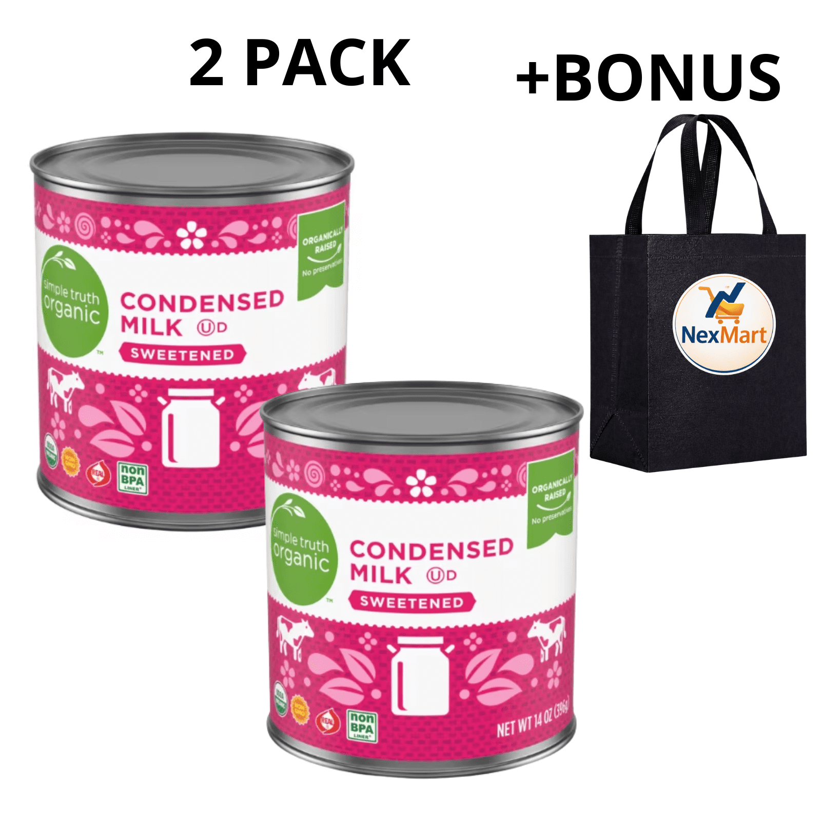 Newa Nutrition Condensed Milk Mix 8 oz/226.8 g, 2pk - Walmart.com