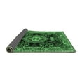 thumbnail image 2 of Ahgly Company Indoor Round Medallion Emerald Green Traditional Area Rugs, 4' Round, 2 of 4
