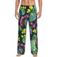 thumbnail image 1 of Fotbe Watercolor Cactuses Pantalones de Pijama para Hombre, Pantalones de Dormir, Pantalones de Casa con Cintura Ajustable y Bolsillos-Medium, 1 of 6