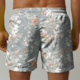thumbnail image 3 of MELDVDIB Mens Swim Trunks Floral Printed Quick Dry Beach Shorts Fashion Casual Loose Drawstring Waisted Beach Swimming Trunks, 3 of 5