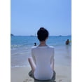 thumbnail image 2 of Traje de baño de manga larga UPF50 + para mujer, bañador deportivo para surfear en la playa con cremallera frontal, traje de baño atlético de secado rápido, 2 of 4
