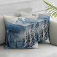 thumbnail image 3 of Ullo0ord Winter Mountains Panorama' Photography Throw Cushion Pillow Cover for Living Room, Sofa 18x18in, 3 of 7
