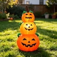 thumbnail image 2 of Hvmvliv Halloween Inflatable Pumpkin Ghost Decoration 1.2M with Built-in Blower for Yard Garden Party Outdoor Scene Display, 2 of 6