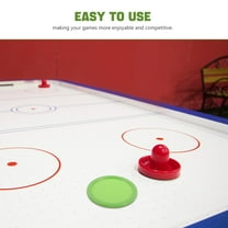 KONTONTY 16pcs Plastic Air Hockey Pucks 64mm Plastic Replacement Parts For Table Hockey Indoor Game Accessories Stable Pucks Air Hockey Air Puck