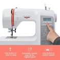 thumbnail image 2 of Machine à Coudre Homeuse Robuste Informatisée avec 200 Points Intégrés Poignée Portable pour Couture Haut de Gamme, Couture à Fil Lisse, 2 of 6