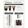 thumbnail image 4 of CLERKMANS Unisex Graduation Hood for Bachelors & Masters Degree -University Academic Hood, 4 of 5