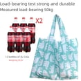 thumbnail image 3 of Bolsa de compras plegable de tela Oxford ecológica, 210D, bolsa de almacenamiento portátil grande, bolsa de compras de supermercado de gran capacidad, 3 of 5