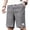 Dark Gray, variant on Casual Shorts for Men Big & Tall Drawstring Elastic Waist Summer Beach Casual Running Sports Shorts
