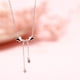 thumbnail image 3 of Collares y colgantes Mori Super Immortal Temperament Sweet Double Twin Flying Collar Chain Versatile Necklace, 3 of 6