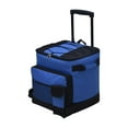 thumbnail image 2 of Rolling Cart Collapsible Cool Bag Oxford Waterproof Portable Bag Insulated Wheeled for Outdoor Travel Work Camping, 2 of 9