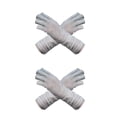thumbnail image 1 of sweethay Manopla de seda helada para mujer, suministros antideslizantes, protección completa para manos, protección solar de varios colores, Gris claro 2Conjunto, 1 of 6