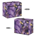 thumbnail image 2 of SEANATIVE Purple Gold Marble Sewing Machine Cover Stain Resistant Lightweight Waterproof Sewing Machine Cover Dust Cover with Pockets to Keep Clean & Safe Soft, 2 of 7