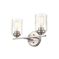 thumbnail image 6 of 2 - Light Satin Nickel / Silver Wall Sconce, 6 of 7