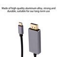 thumbnail image 3 of Cable adaptador de Aleación de aluminio Matsuzay tipo C a DisplayPort adaptador profesional de carga rápida 8K, 3 of 5
