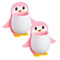 thumbnail image 1 of Oleegame 2PC Spoon And Lid Rest Creative Carto Stocking Penguin Settings Kitchen Toilet Toothbrush Tool Turn Into The Box Wall Hanging Storing Shelf, 1 of 4