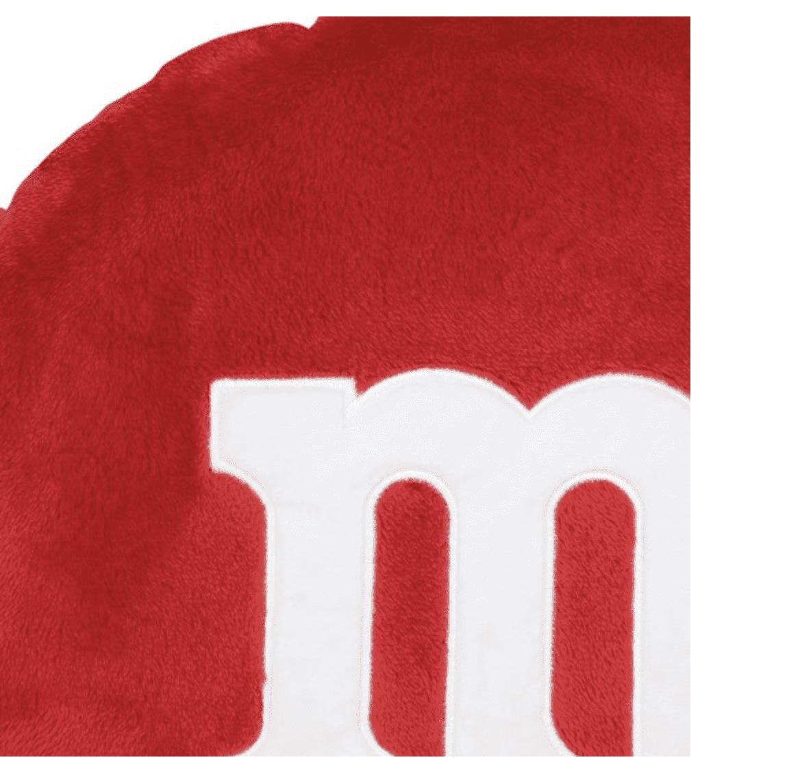 M&M'S, Red Verbiage Pillow, Square