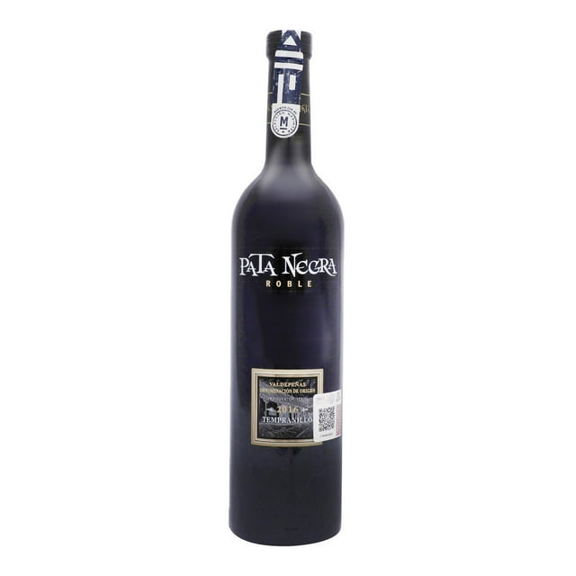 Pack de 2 Vino Tinto Pata Negra Valdepeñas Roble Tempranillo 750 ml