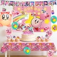thumbnail image 7 of 35Pcs Kirby Birthday Party Supplies, Kirby Party Decoration Set - Kirby Birthday Decorations Banners Backdrop Tablecloth Balloons Cake Toppers etc. Kirby Party Supplies, 7 of 7