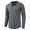 Gray, variant on Fall Shirts for Men Men Long-Sleeve Beefy Muscle Basic Solid Pure Color Blouse Tee Shirt Top