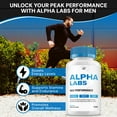 thumbnail image 4 of (5 Pack) Alpha Labs for Men Capsules, AlphaLabs Vitamin Complex Pills, Alpha Labs Official Formula, LabsAlpha Para Hombres Dietary Supplement, All Natural Support Formula Reviews (300 Capsules), 4 of 6