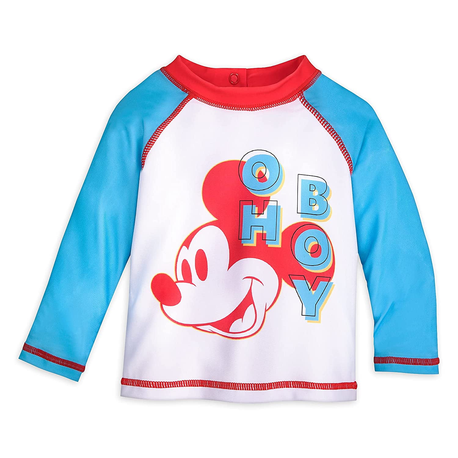 Disney Mickey Mouse Swim Rash Guard for Baby Size 9 12 Months Swimwear