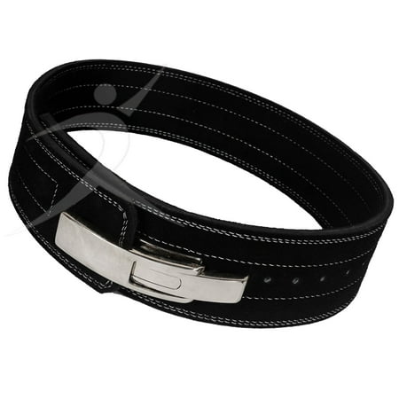 ARD CHAMPS™ Weight Power Lifting Leather Lever Pro Belt Gym Training Black Xtra