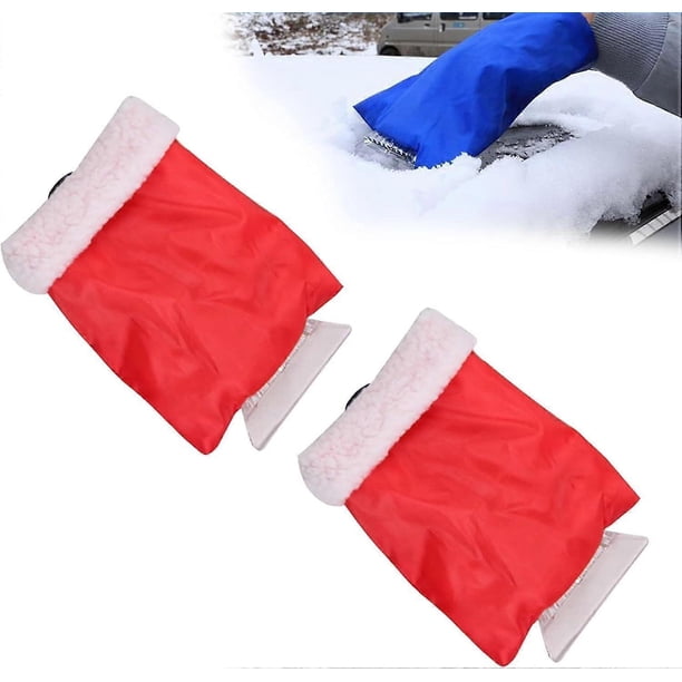 Magic car ice scraper, car windshield ice scraper gloves, windshield ice scraper, car snow scraper with gloves (Color: 2 pieces-c)