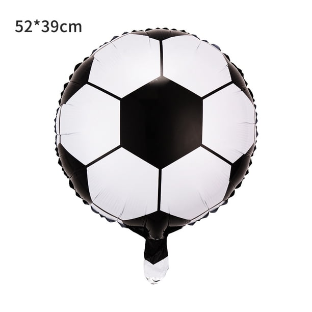 Globo de fútbol Baloncesto Deportes Globo de película de aluminio Copa del mundo Accesorios decorativos
