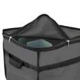 thumbnail image 5 of Christmas Balls Storage Box Organizer 600d Nylon Pp 64 Cell With Removable Partition Led Lights Gray 32x32x32cm, 5 of 5