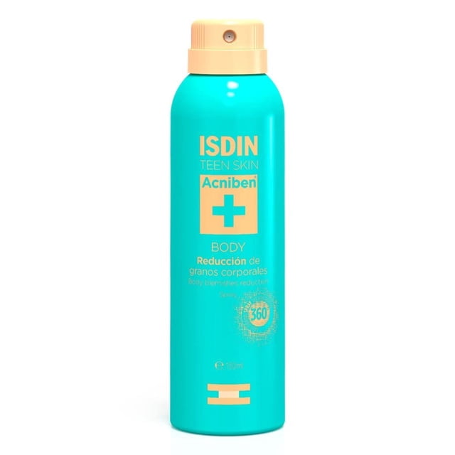 ISDIN ACNIBEN Body Spray Corporal de Secado Rápido - Reducción de Granos Corporales, 150 ml