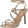 thumbnail image 3 of Sam Edelman Women's Delanie Heeled Sandals Gold Leather 7M, 3 of 5