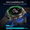 thumbnail image 4 of AMAZTIM Smart Watches for Men,60 Days Extra-Long Battery, Rugged Military Bluetooth Call(Answer/Dial Calls),1.43" Ultra HD AMOLED, 4 of 7