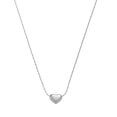 thumbnail image 1 of Collar con colgante de corazón para mujer, mini collar con dije de corazón, cadena fina para clavícula, regalo para su esposa y novia., 1 of 8