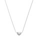 thumbnail image 1 of Collar con colgante de corazón para mujer, mini collar con dije de corazón, cadena fina para clavícula, regalo para su esposa y novia., 1 of 8