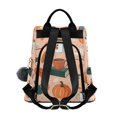 thumbnail image 2 of FORMRS Women's Travel Backpack Purse Anti-Theft Hidden Pockets Casual Shoulder Bag, Pink Fall Coffee, 2 of 7
